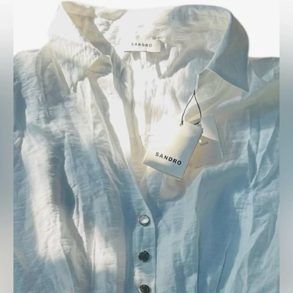 Sandro | Romy Ruched Dress - Picture 6 of 6